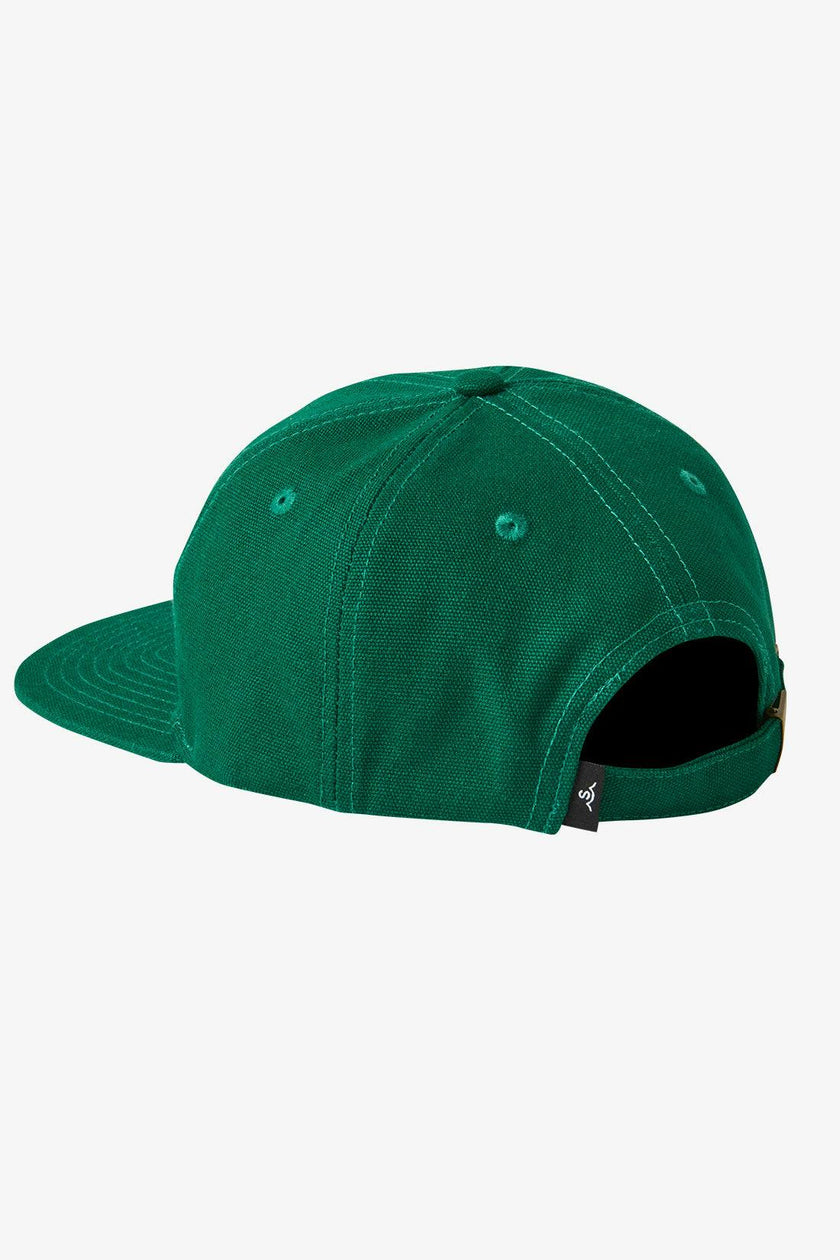 Shoreline Patch Snapback Hat / Forest Green