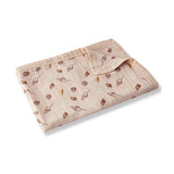 Seashells Big Lovey Three-Layer Muslin Blanket
