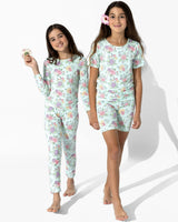 Petals & Posies Bamboo Kids Pajama Short Set
