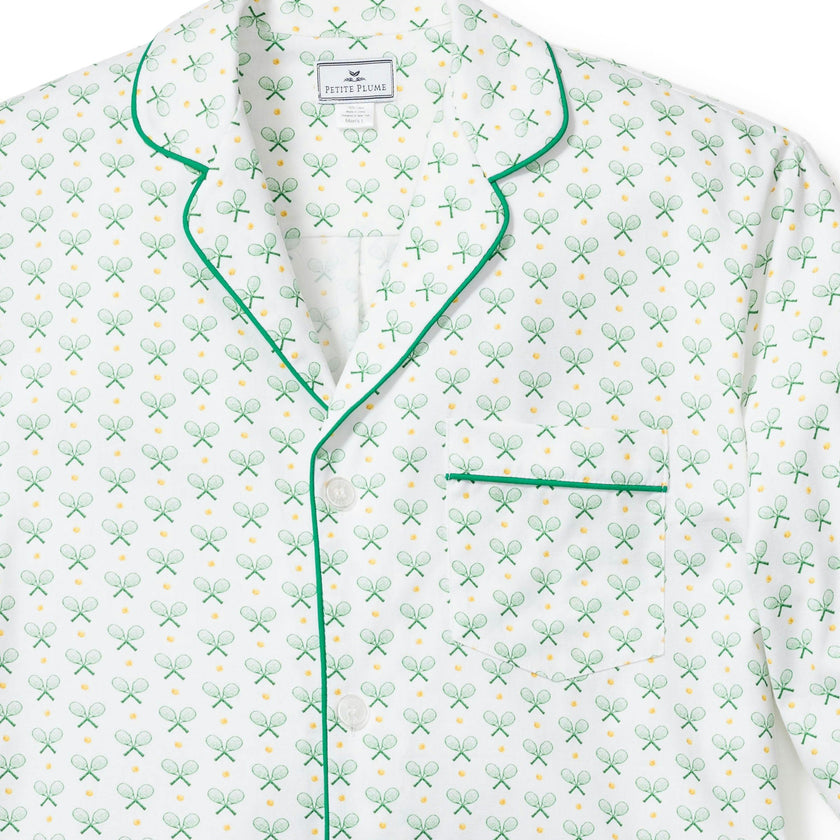 Men's Twill Pajama Set in Match Point