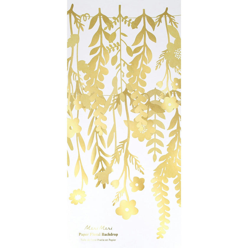 Gold Flower Backdrop