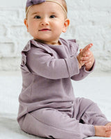 Mila Waffle Knit Flutter Sleeve Romper