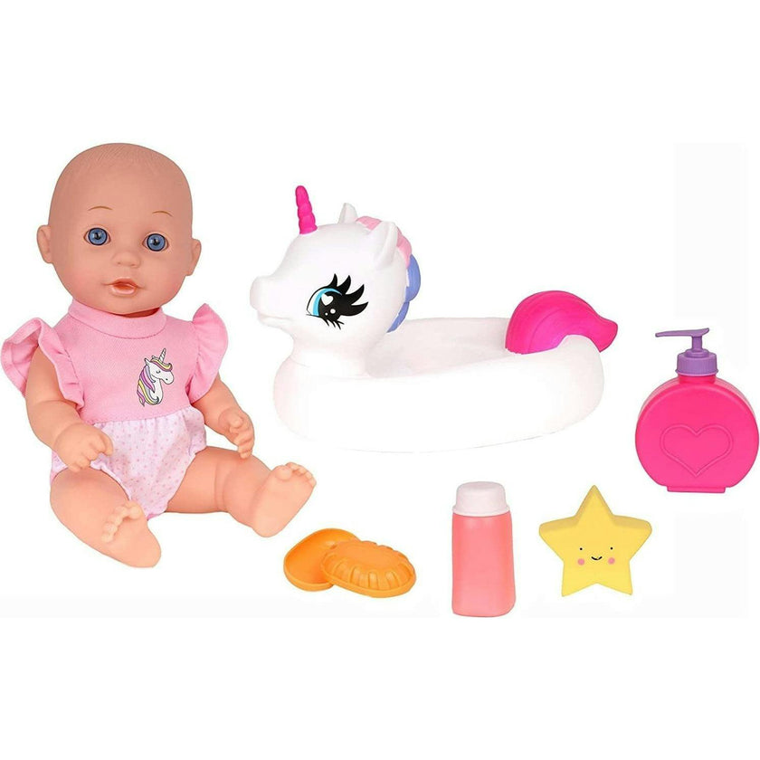 Bath Time 12" Baby Doll with Floatie