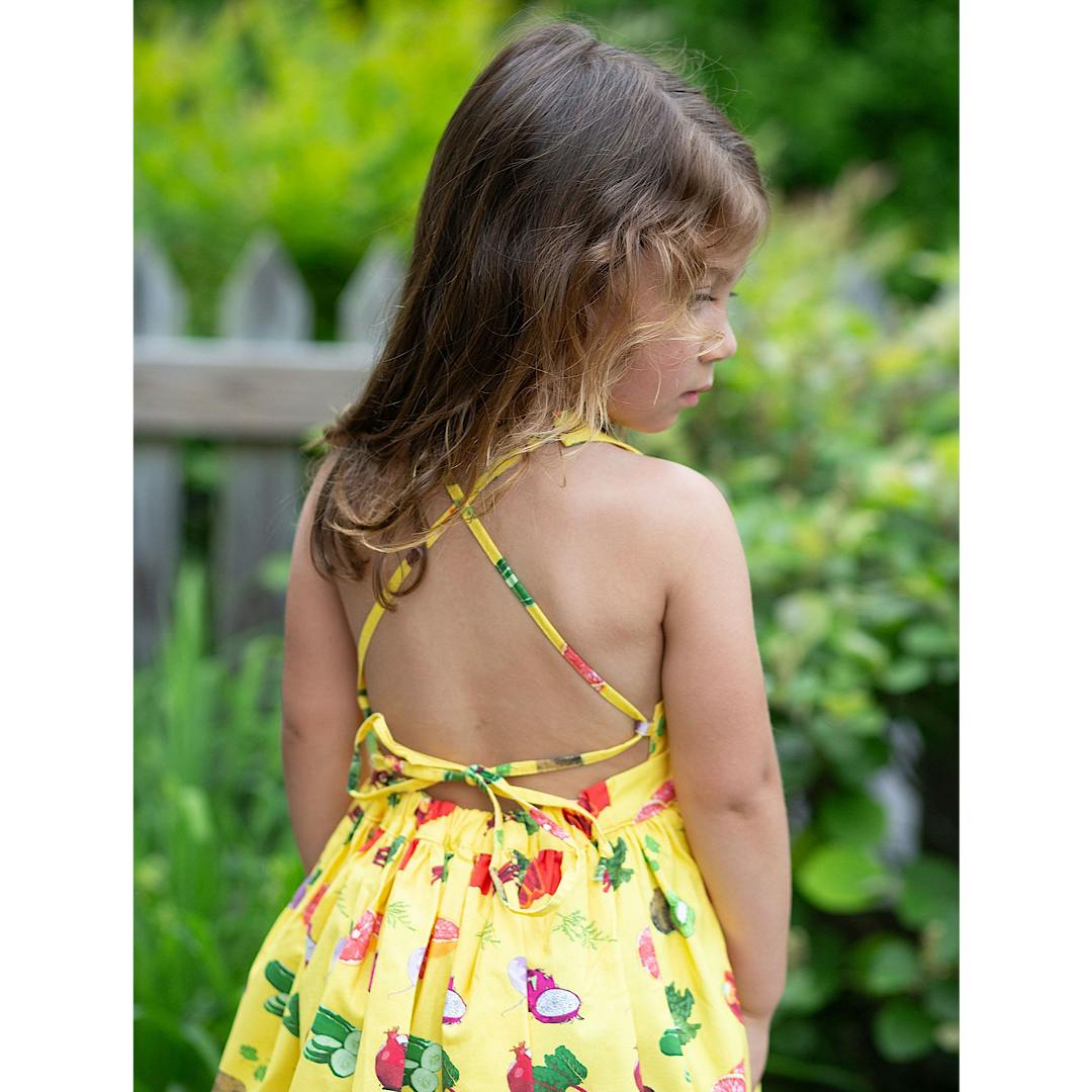 Tie Back Dress in Farmer’s Market