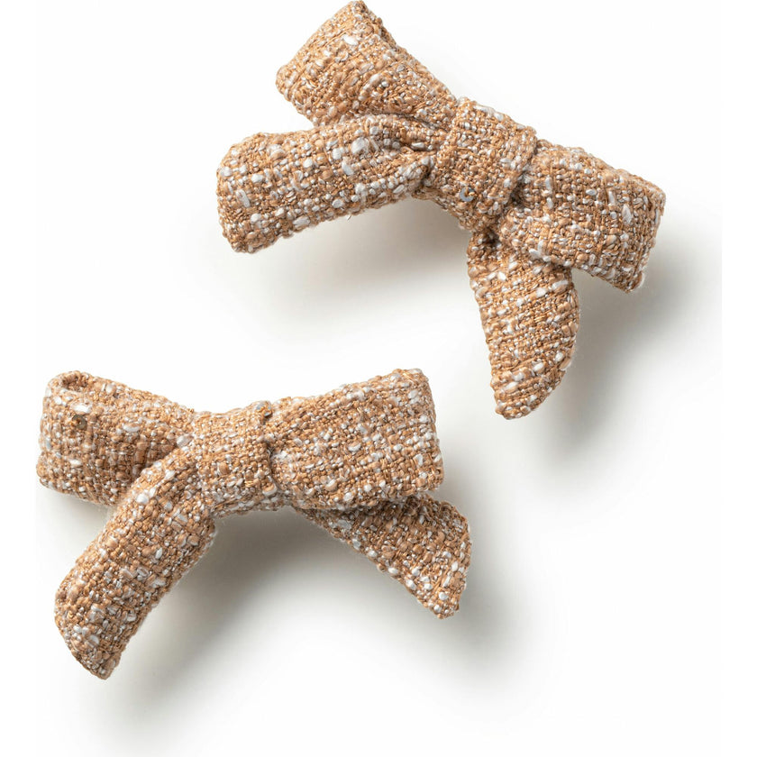 Clara Tweed Double Clip Set