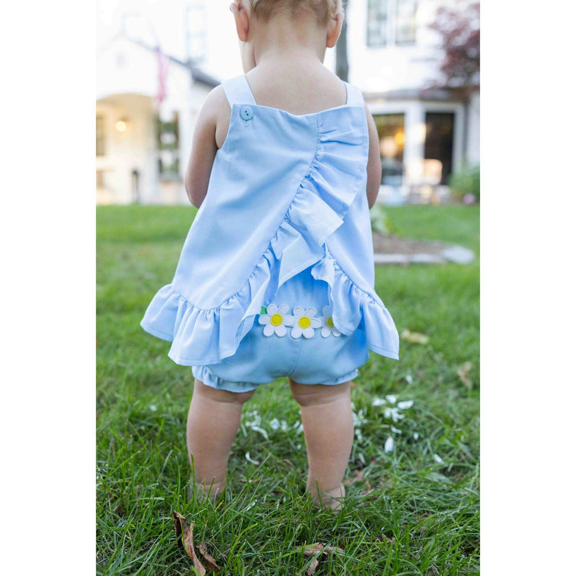 Pique Dress & Bloomer with Daisies