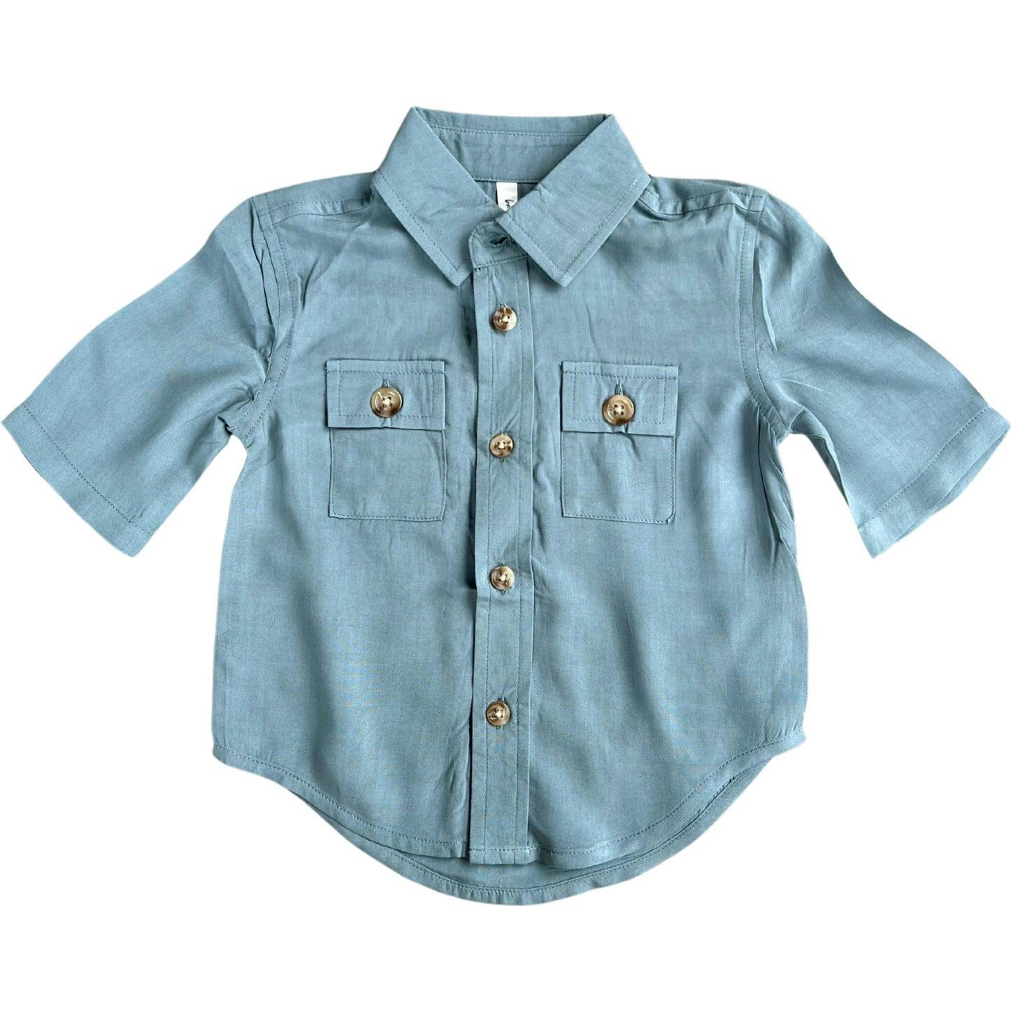Boy's Utility Shirt Harbor Blue