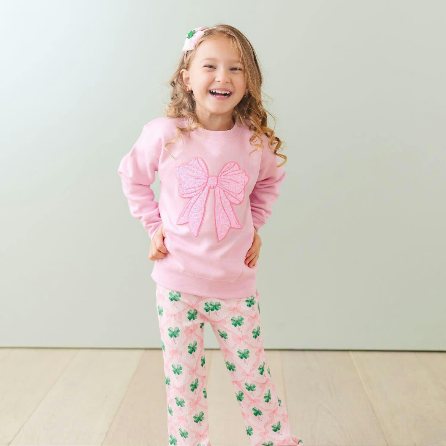 Coquette Clover St. Patrick's Day Flare Legging