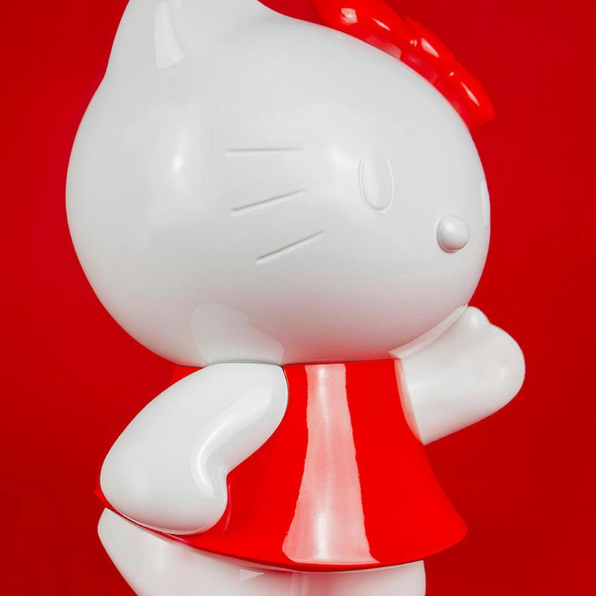 Hello Kitty ROBE White & Red Dress 10.5in