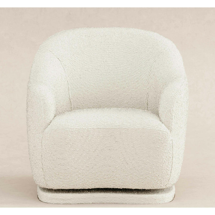 Foy Glider In Boucle In Ivory Boucle