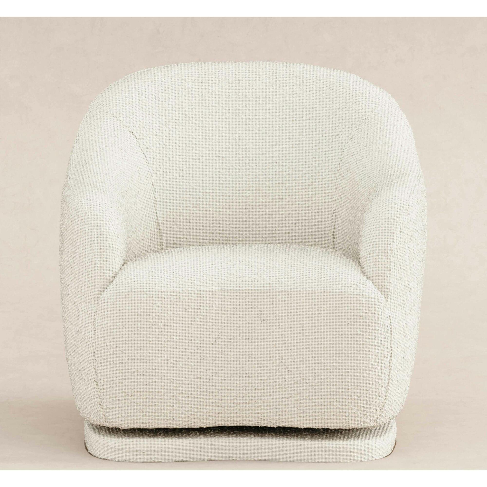Foy Glider In Boucle In Ivory Boucle