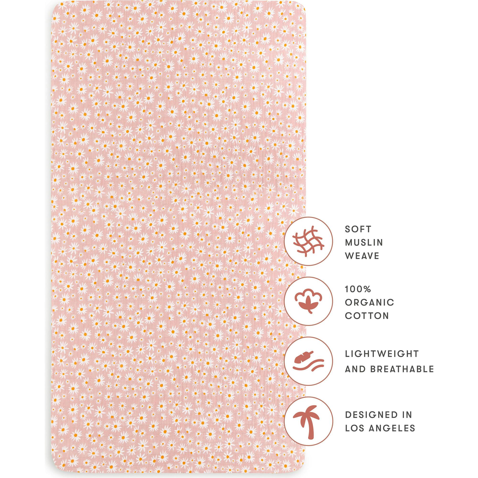 Organic Muslin Cotton Crib Sheet