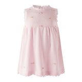 Pima Rose Embroidered Dress and Bloomers