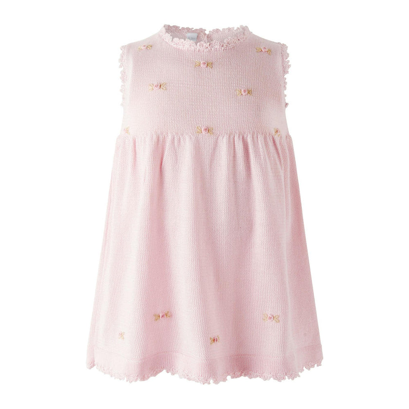 Pima Rose Embroidered Dress and Bloomers