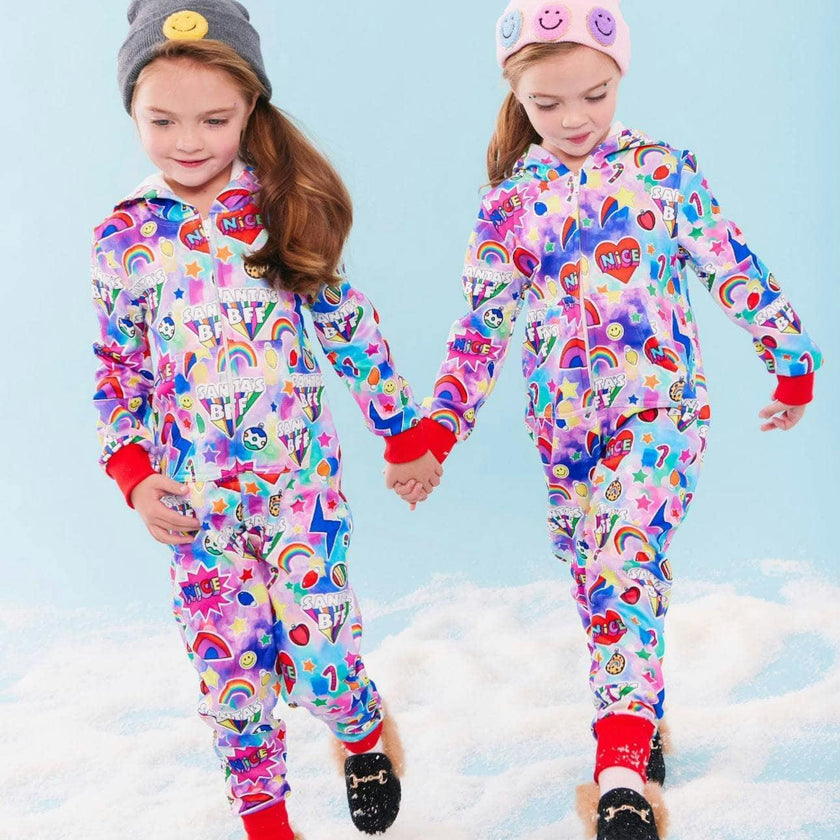 Women's Santa’s BFF Holiday Onesie