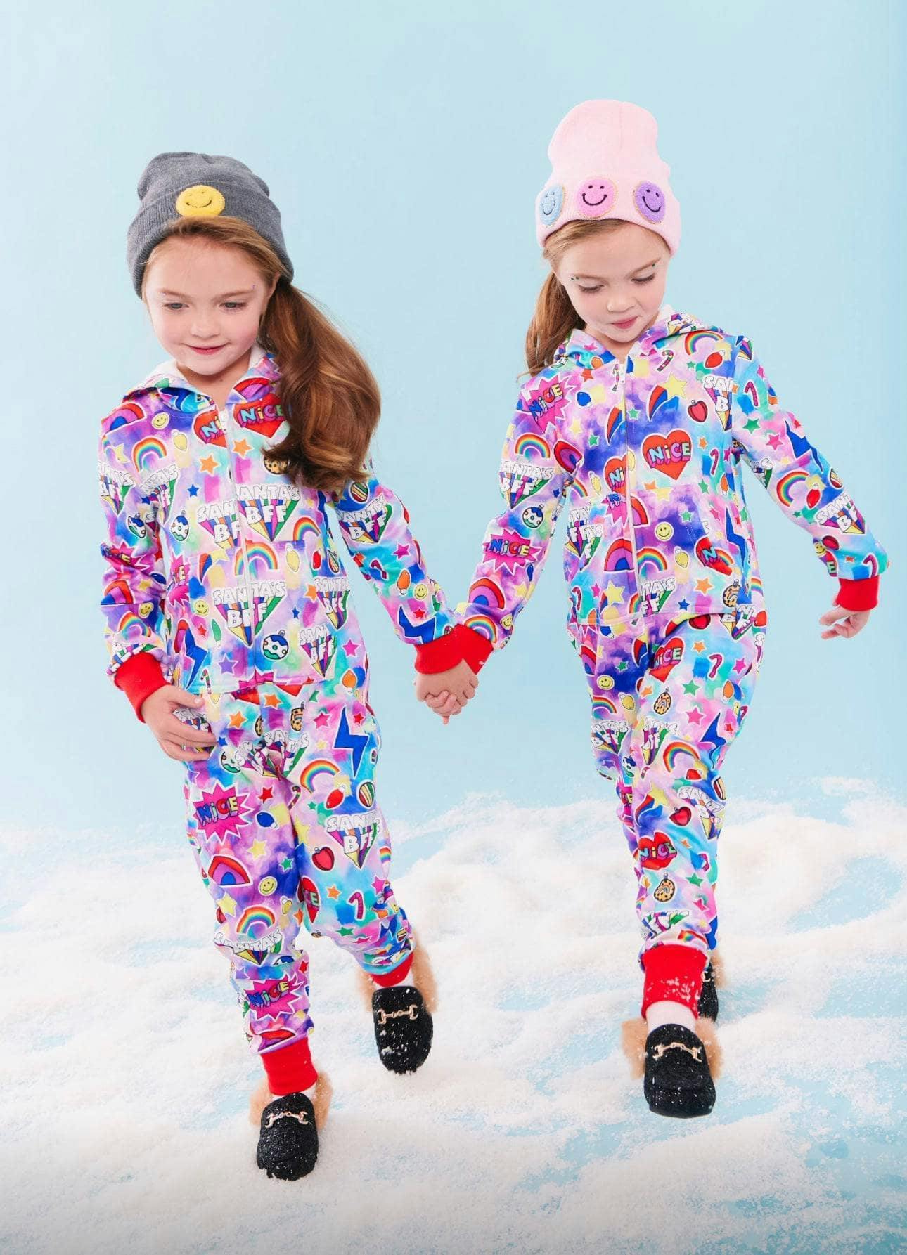 Women's Santa’s BFF Holiday Onesie