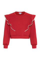 Livvy Sweatshirt Red
