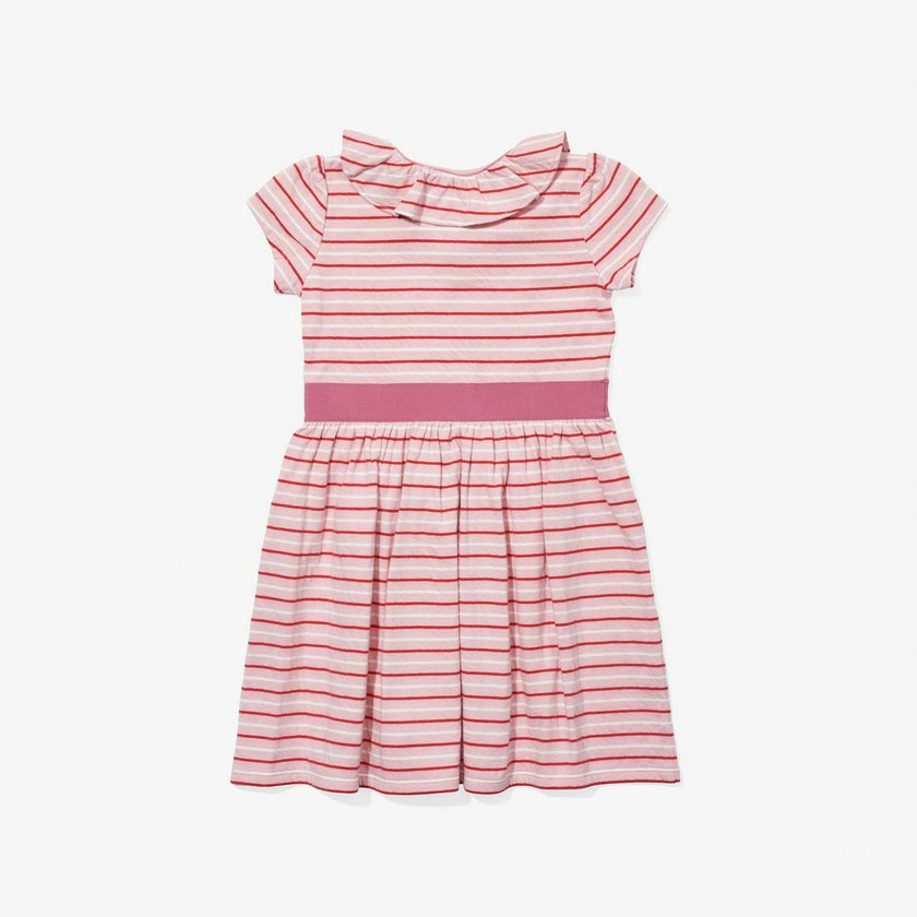 Allegra Dress, Petal Mini Stripe