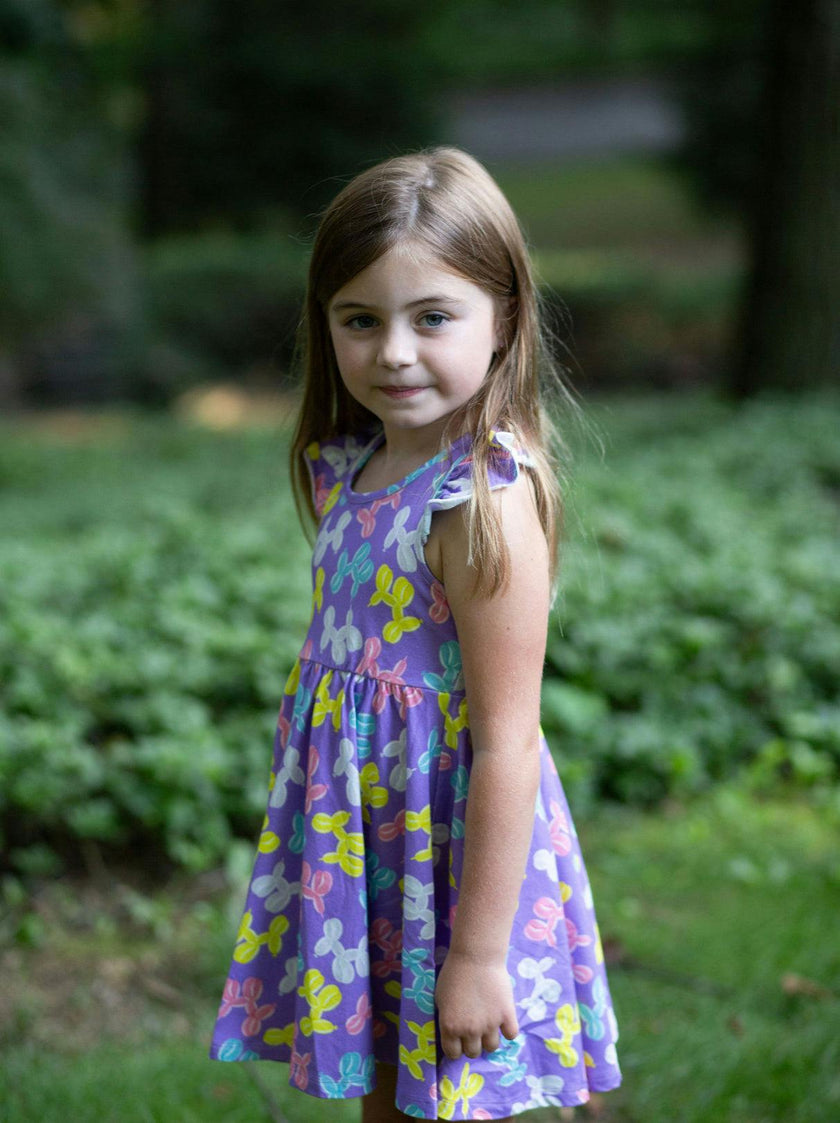Racer Back Twirly Dress in Balloon Animals