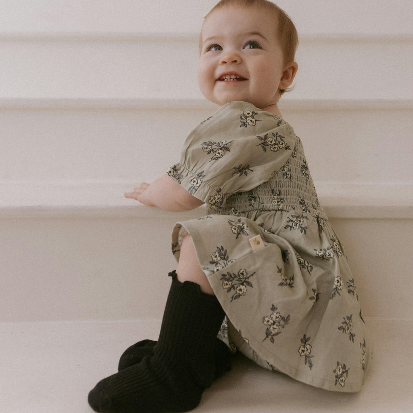 Organic Smocked Dress W/ Bloomers