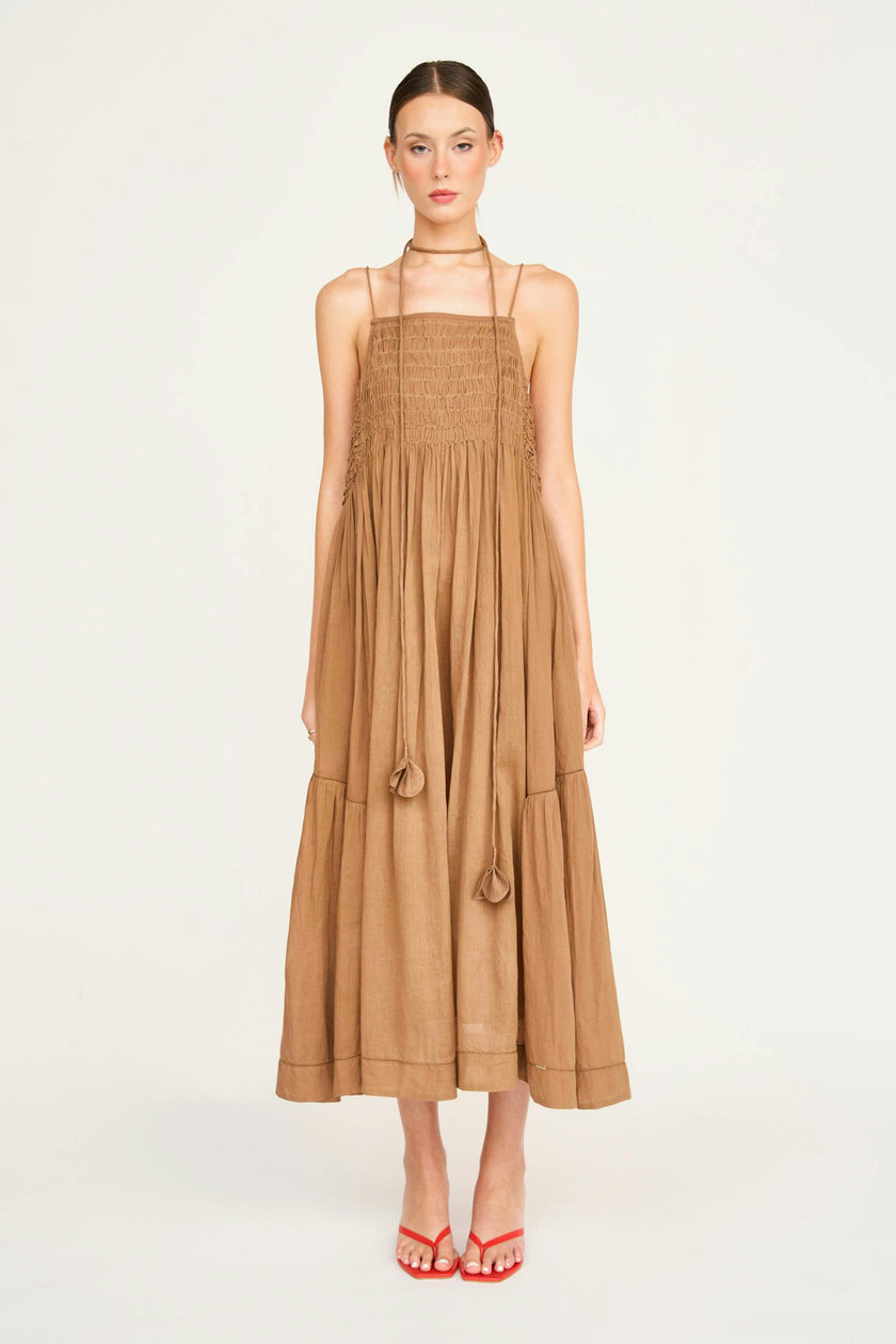 Janeiro Dress in Brownie