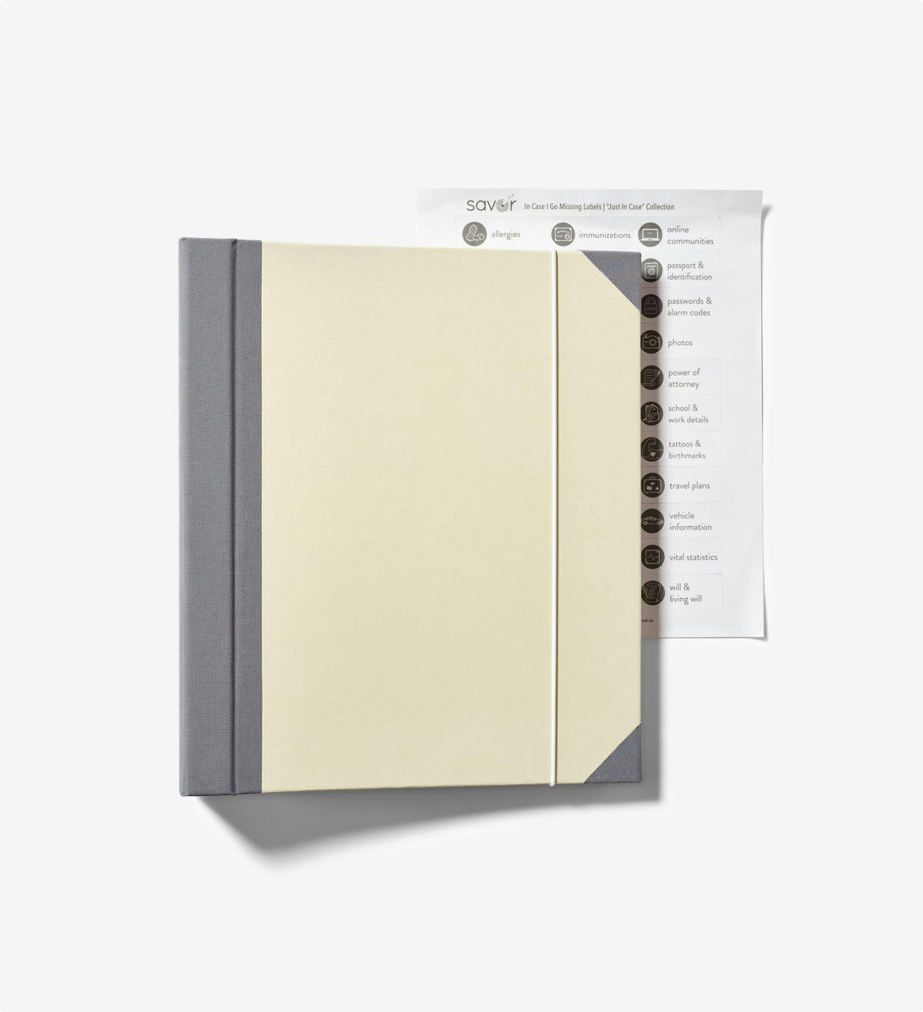 The Folio® In Case I Go Missing Binder