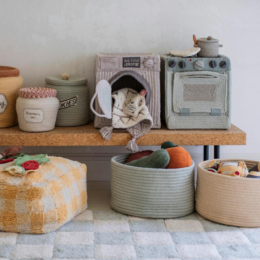 Hand Braided Play Basket Set