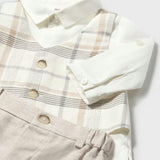White & Beige Formal Set