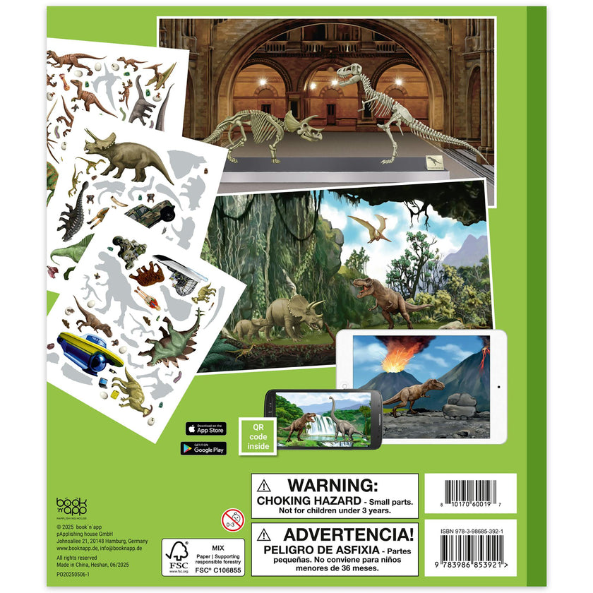 Panorama Sticker Book: Dinosaurs