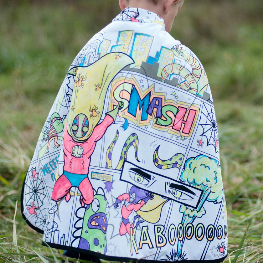Colour-A-Cape Spider Super Hero
