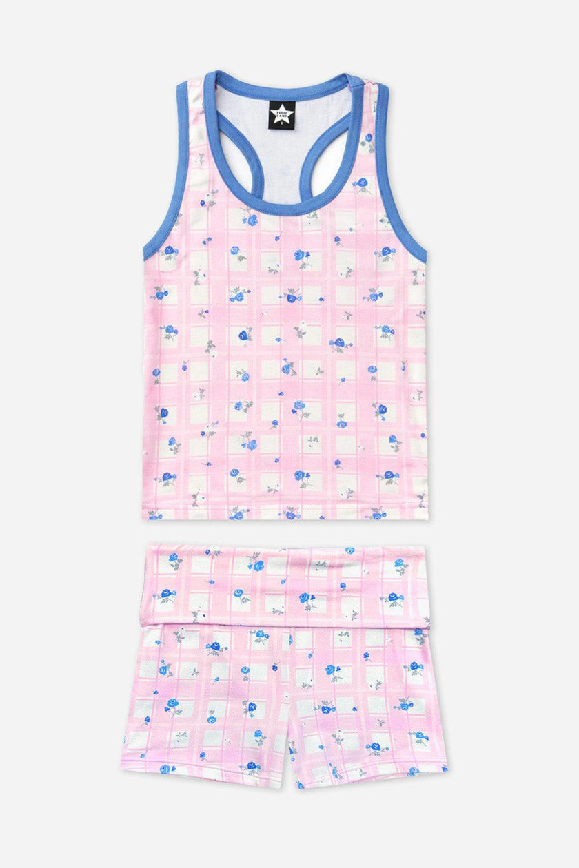 Racerback Tank & Foldover Short Set