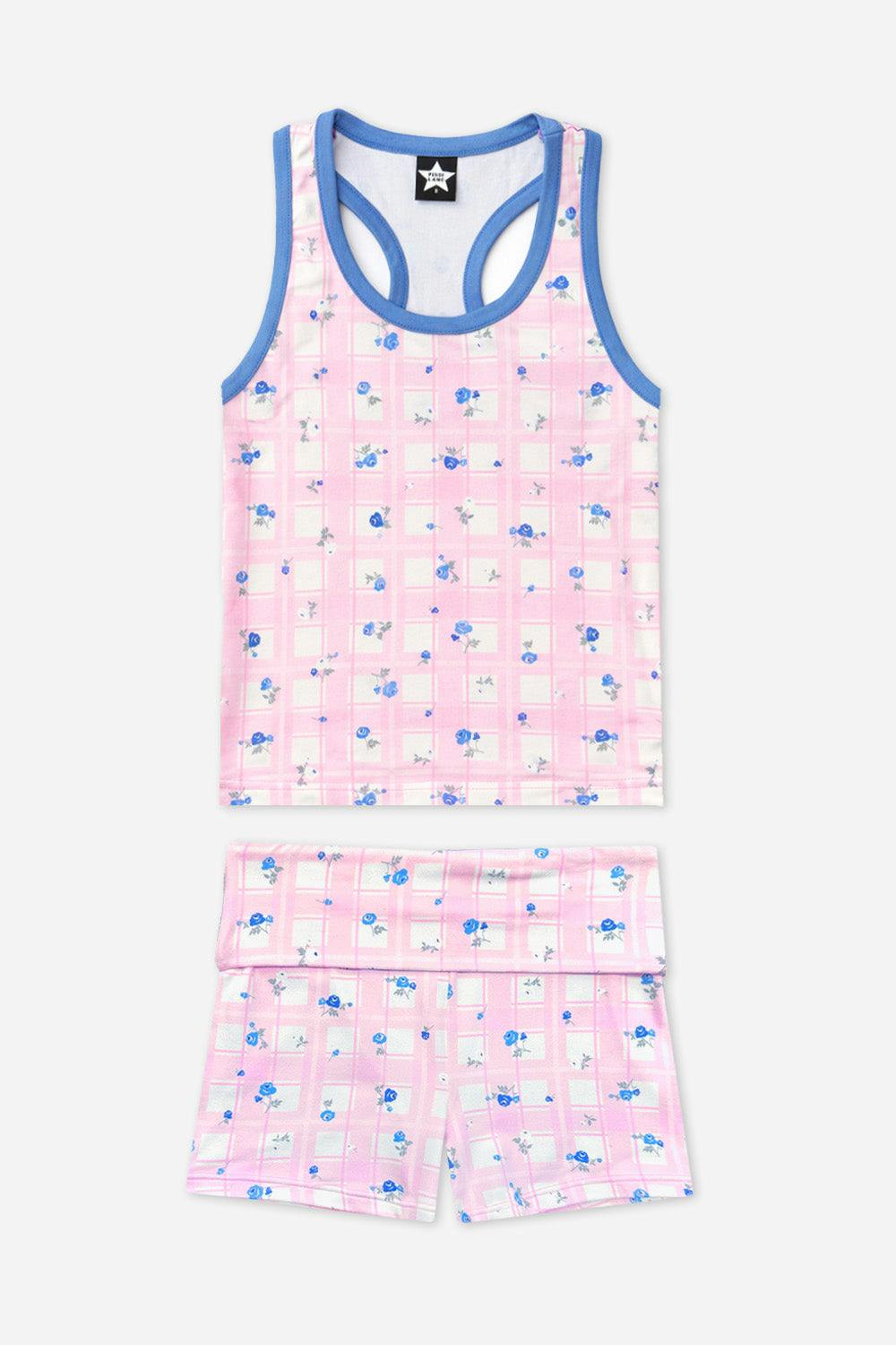 Racerback Tank & Foldover Short Set