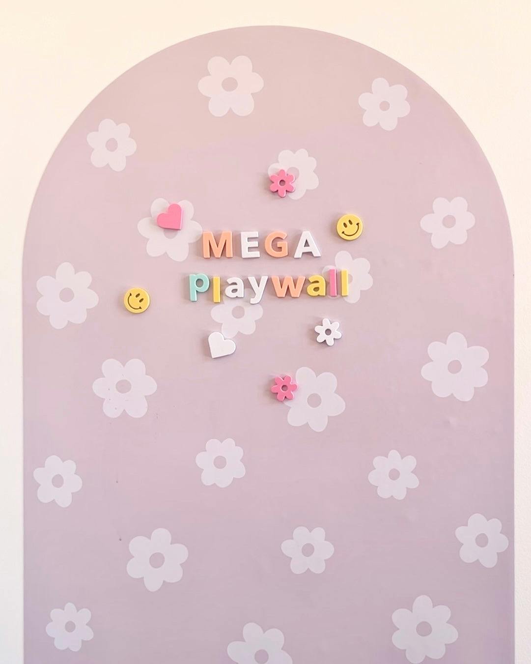 MEGA Magic Playwall - Arch Magnetic Wall Decal for Kids