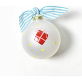 Friends Are The Best Presents Glass Ornament