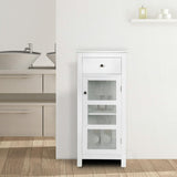 Connor Floor Cabinet with Adjustable Shelf and Storage Drawer