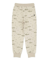 Bowie Fishing Jogger - Oatmeal French Terry