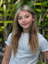 Girls Ribbed 2 Piece Top and Shorts Set