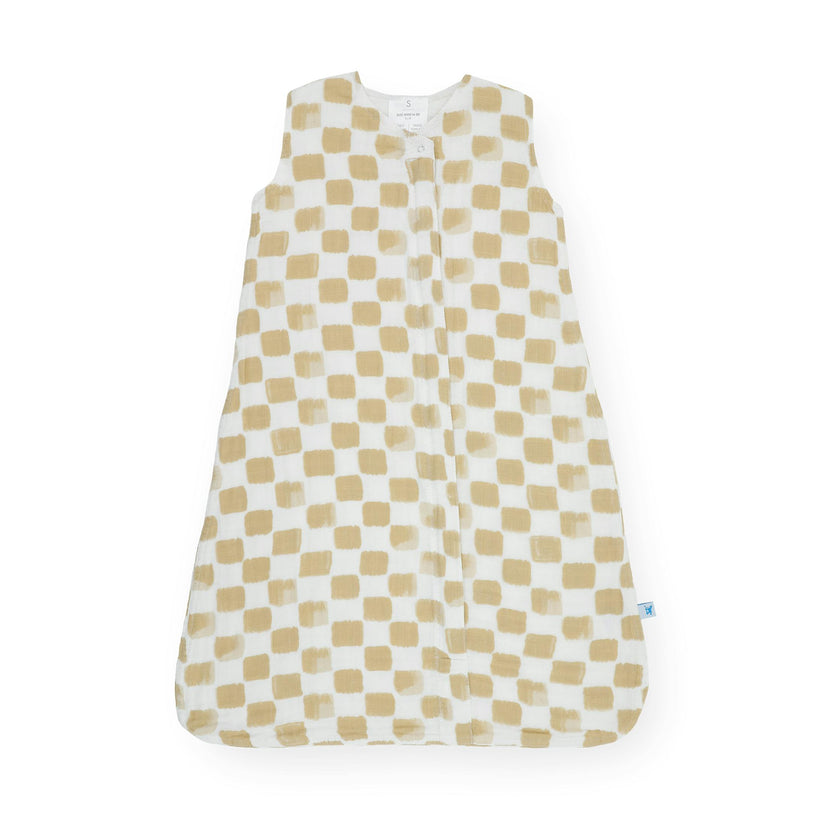 Cotton Muslin Sleep Bag - Adobe Checker