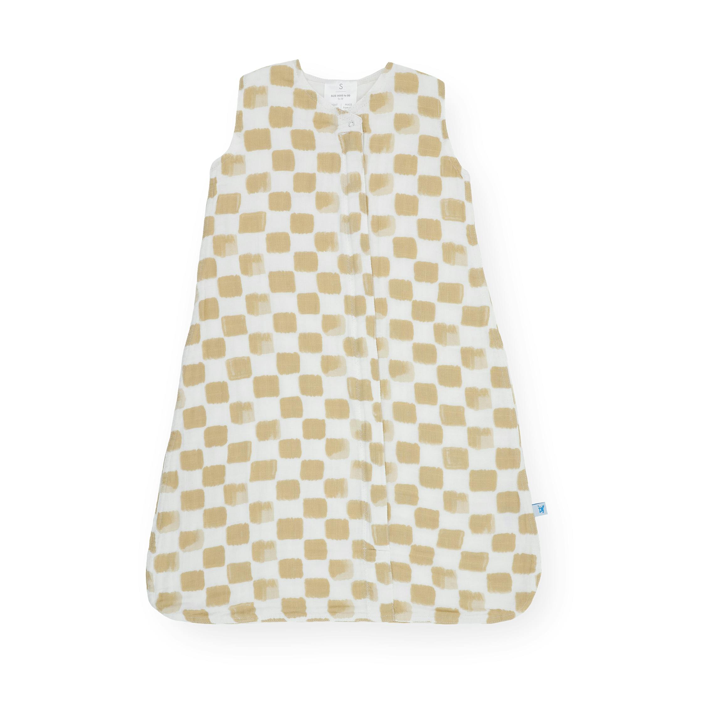 Cotton Muslin Sleep Bag - Adobe Checker