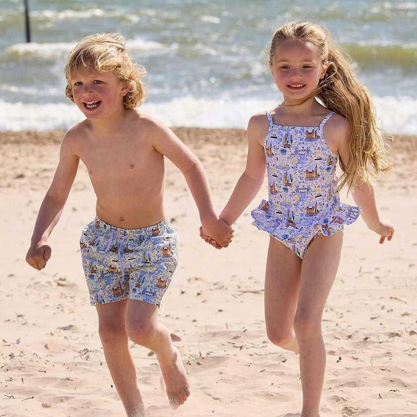 Boys Swimshorts in London Scenes