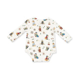 Winter Sports Dogs Green - Long Sleeve Bodysuit