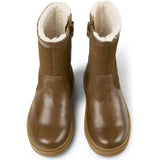 Kiddo Suede Leather Nubuck Boots, Brown