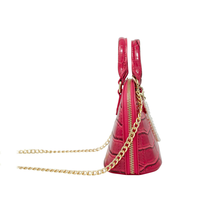 Patant Moon Pearl Handbag