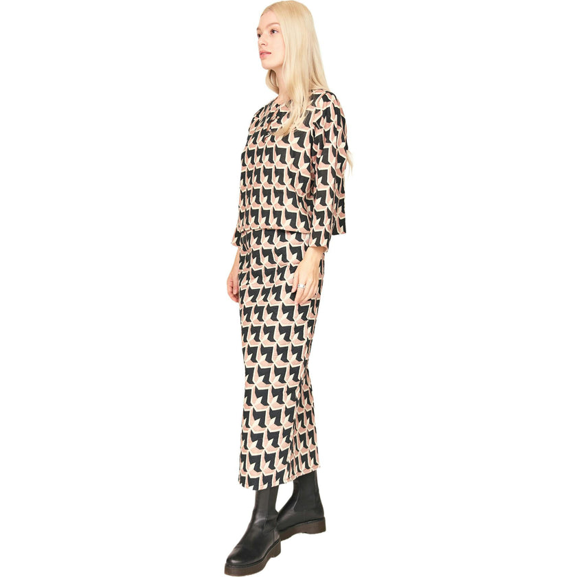 Lombok Skirt in Clay Parquet
