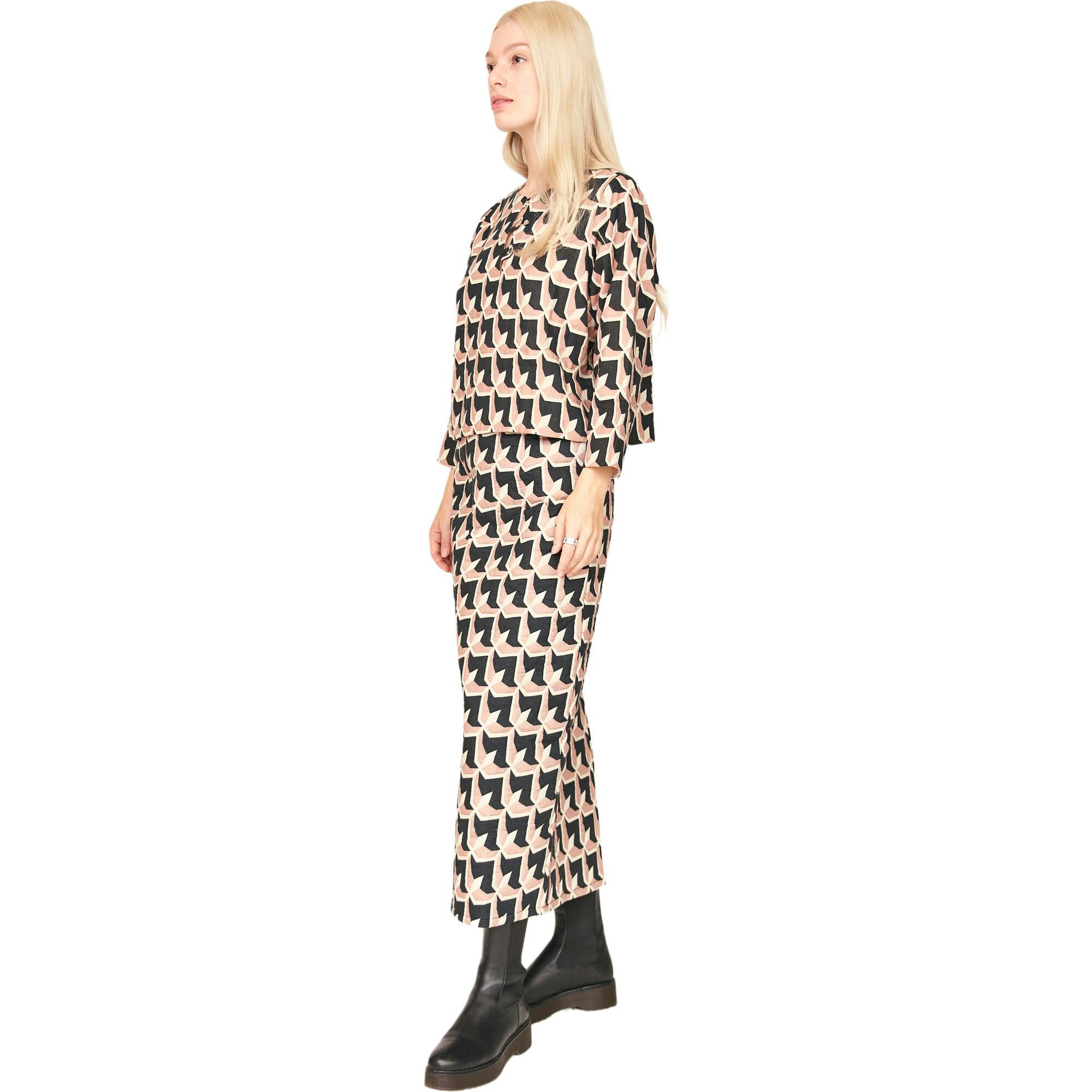 Lombok Skirt in Clay Parquet