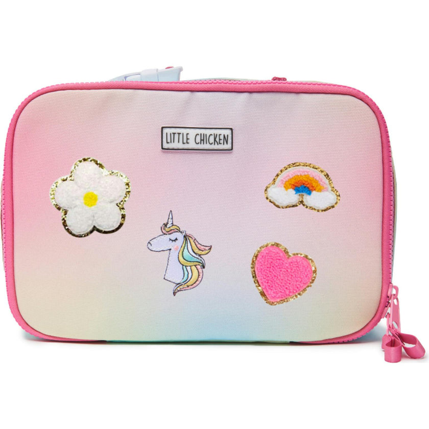 Rainbow Insulated Lunchbox With Patches