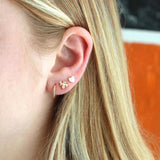 Classic 12mm Hinged Huggie Hoop Earrings