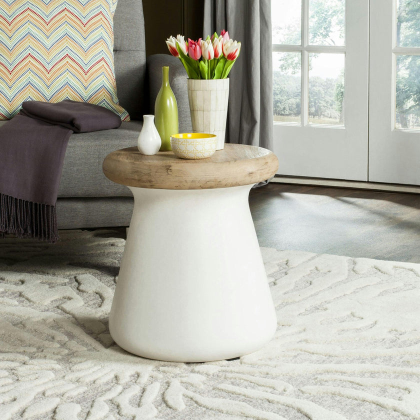 Indoor & Outdoor Button Accent Stool