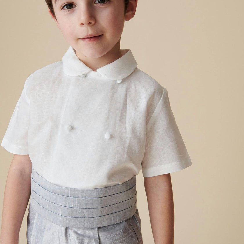 Light Blue Lupino Silk Boy Knickerbocker