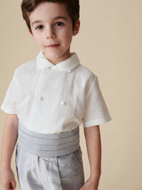 Light Blue Lupino Silk Boy Knickerbocker